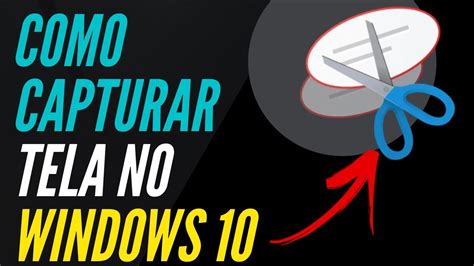 Como capturar a tela do windows 10 com a ferramenta de captura - YouTube