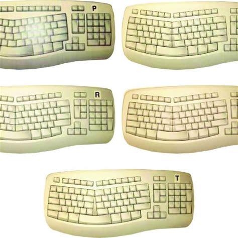 (a) The straight keyboard and (b) one of the curved keyboard models... | Download Scientific Diagram