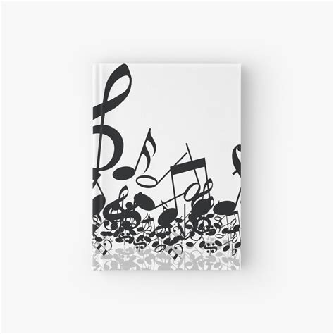 "Musical Notes" Hardcover Journal for Sale by iheartclothes | Redbubble