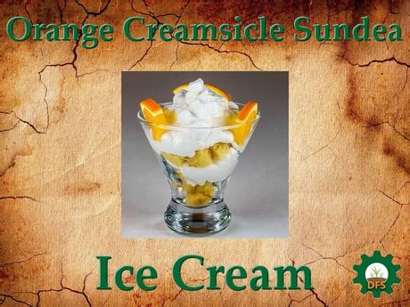 Second Life Marketplace - DFS Texture Ice Cream Orange CreamSicle Sundae