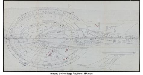 Star Trek Enterprise-E Blueprints (Paramount, 1996). Blueprints | Lot #51401 | Heritage Auctions