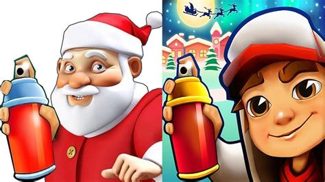 Subway Surfers Winter Holiday 2019 Chistmas MEI Islander vs SANTA Xmas vs Temple Run 2 Gameplay ...