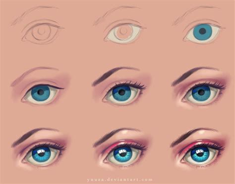 Eye - step by step by Yuuza.deviantart.com on @DeviantArt | Digital painting | Pinterest ...