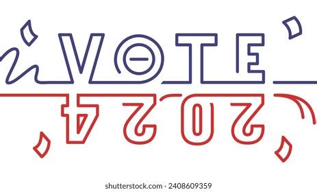 Vote 2024 Thick Outline Style Typography Stock Vector (Royalty Free) 2408609359 | Shutterstock