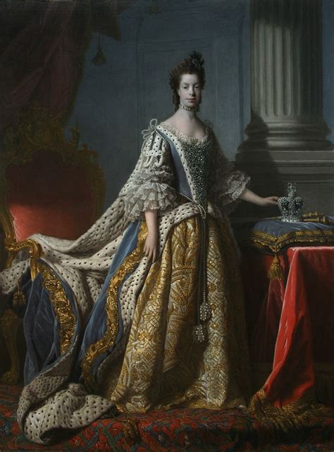 Queen Charlotte by Allan Ramsay,circa 1762 | Female portraits, Queen ...