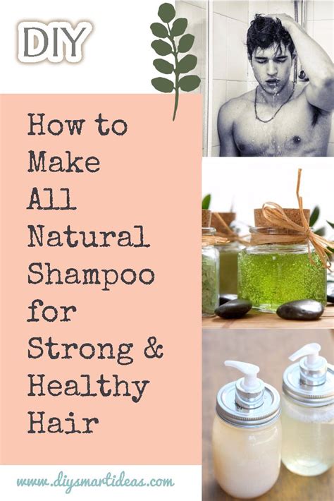 How to Make All-Natural Shampoo for Strong and Healthy Hair | Natural shampoo ingredients, Diy ...