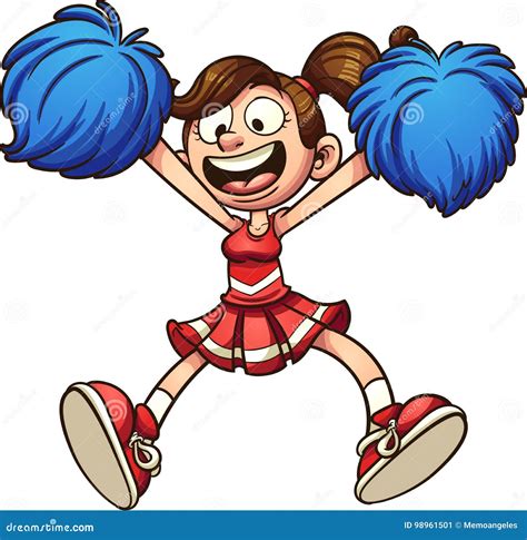 Cheerleader Cartoon