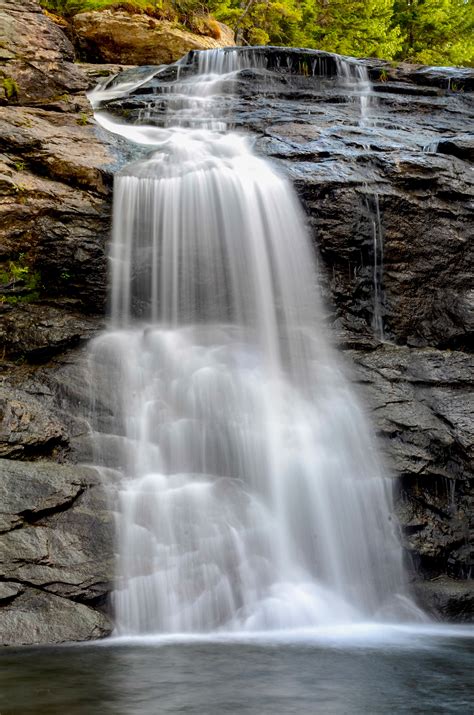 Waterfalls between Rocky Mountains · Free Stock Photo