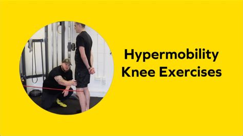 Hypermobility knee exercises - YouTube