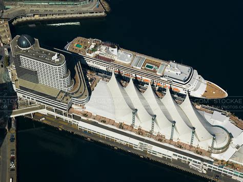 Aerial Photo | Canada Place Cruiseship Terminal