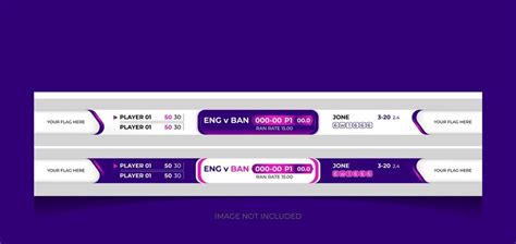 Premium Vector | Cricket world cup 2023 Tv Scoreboard modern Shapes Design