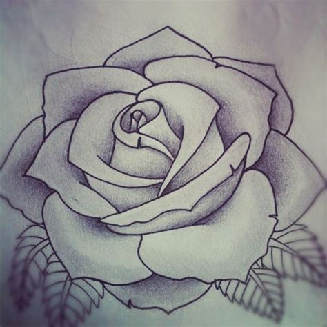 Rose Drawing: makes a good idea for a tattoo | Rose tattoo design, Rose drawing tattoo, Tattoo ...