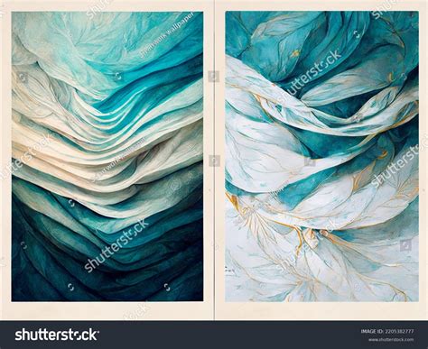 Light Blue White Abstract Print Abstract Stock Illustration 2205382777 ...