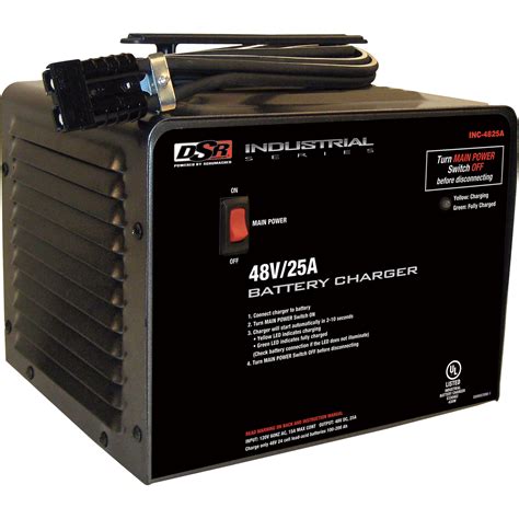 Schumacher DSR Proseries Battery Charger — 48 Volt, 25 Amp, Model# INC-4825 | Battery Chargers ...