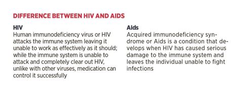 The Difference Between Hiv And Aids | Renew Physical Therapy