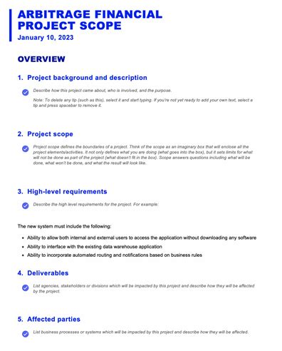 10 Free Scope of Work Templates in MS Word & ClickUp Docs