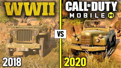 SHIPMENT 1944 — MAP COMPARISON (COD WW2 vs COD MOBILE) - YouTube