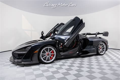 Used 2019 McLaren Senna Coupe ONLY 553 Miles MSO Diamond Black! TONS of Carbon 35 OF 500 MADE ...