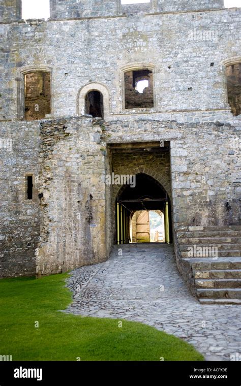 Inside Harlech Castle North Wales Stock Photo: 4313757 - Alamy