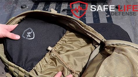 Safe Life Defense Backpack Armor - YouTube