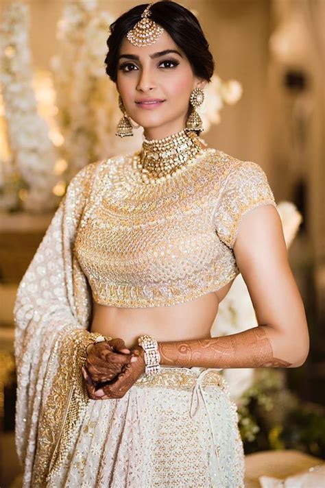 Sonam Kapoor Wedding Lehenga - Saree Blouse Patterns