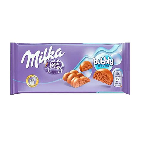 Image result for milka bubbly alpine milk Chocolate World, Chocolate Brands, Bubble Gum Flavor ...