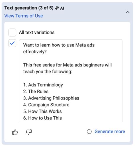 AI-Generated Text Updates for Ads - Jon Loomer Digital