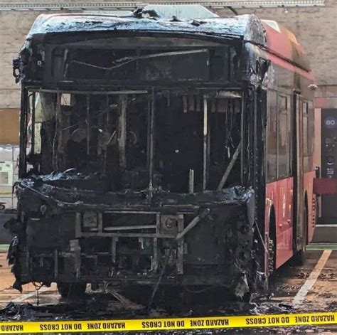 Watch: Electric bus bursts into flames weeks after double-decker from same operator caught fire