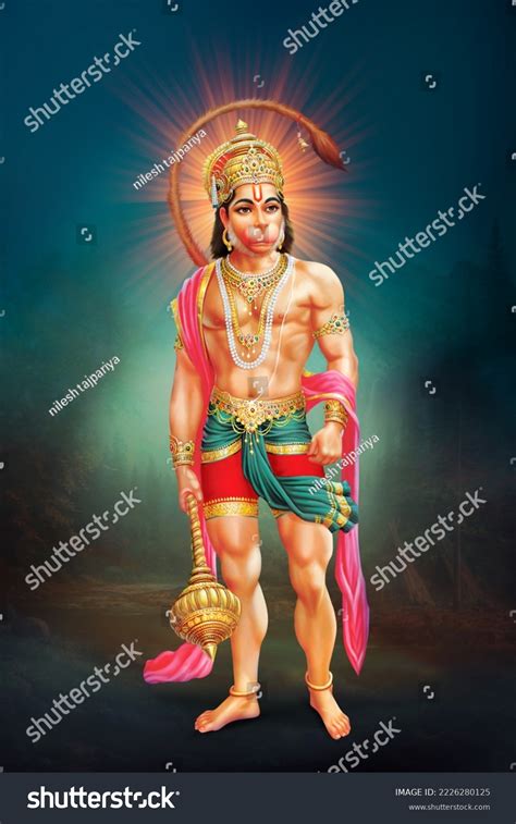 Hanuman Ji Hd: Over 8 Royalty-Free Licensable Stock Illustrations ...