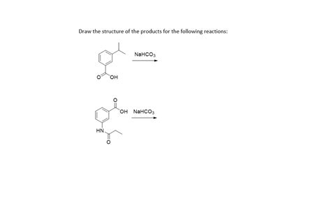 Solved Draw the structure of the products for the following | Chegg.com