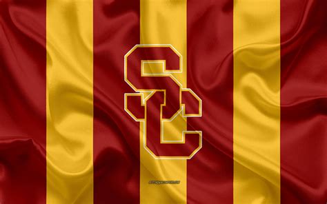 Download USC Football Wrinkled Flag Wallpaper | Wallpapers.com