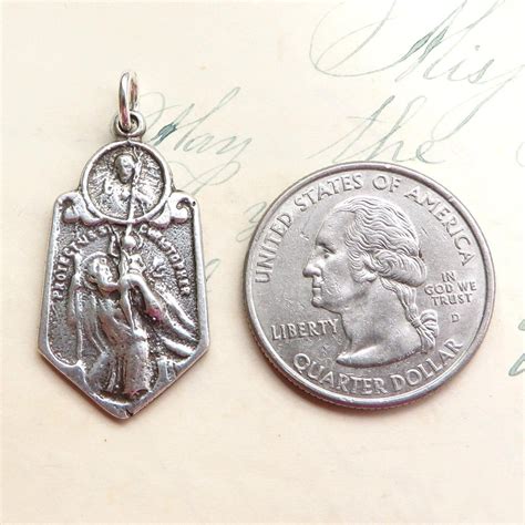 St Christopher Scapular Medal - Patron of Travelers, the Air Force, Bachelors and Lifeguards ...