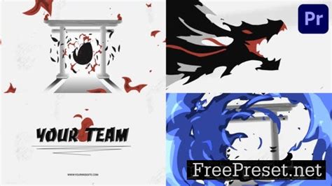 Fire Dragon Logo for Premiere Pro - Video Template - 47517362