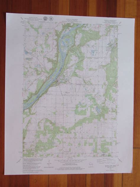 Osceola Wisconsin 1979 Original Vintage USGS Topo Map: (1979) Map ...