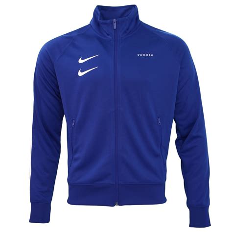 NIKE CLOTHING Double Swoosh Blue Tracktop - Mens from PILOT UK