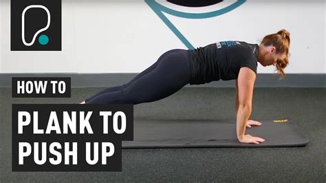 How To Do A Plank To Push Up - YouTube