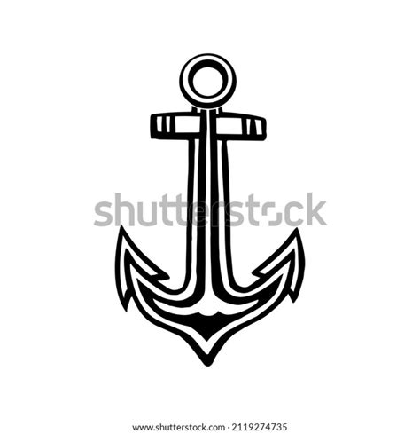 Sketch Style Icon Sea Anchor Vector Stock Vector (Royalty Free) 2119274735 | Shutterstock