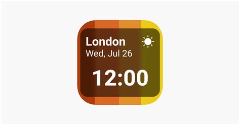 ‎World Clock Widget - Time zone on the App Store