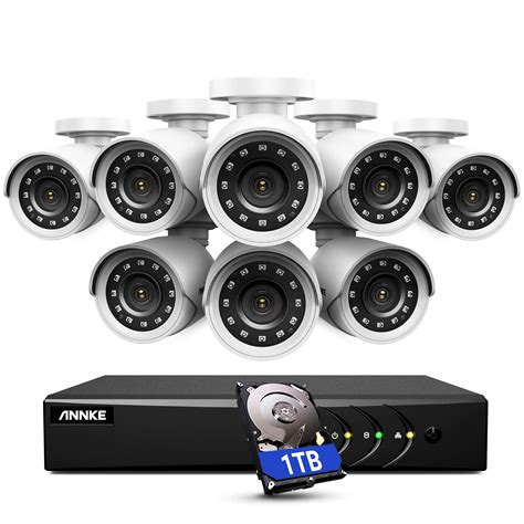 ANNKE 5MP Lite Wired Security Camera System with AI Human/Vehicle ...