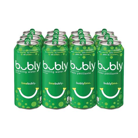 Bubly Lime Sparkling Water King Cans - 12 Pack | Sparkling water, Lime, Canning