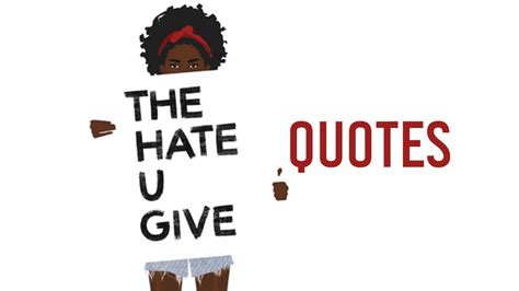 The Hate U Give Quotes by Angie Thomas - YouTube