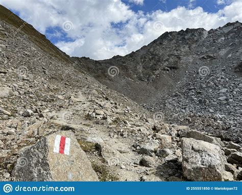 Hiking Trails or Mountaineering Routes of the Silvretta Alps Mountain ...