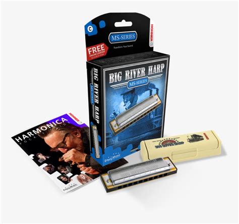 Hohner Big River Harp Harmonica - Hohner Big River Harp Ms - 800x737 PNG Download - PNGkit