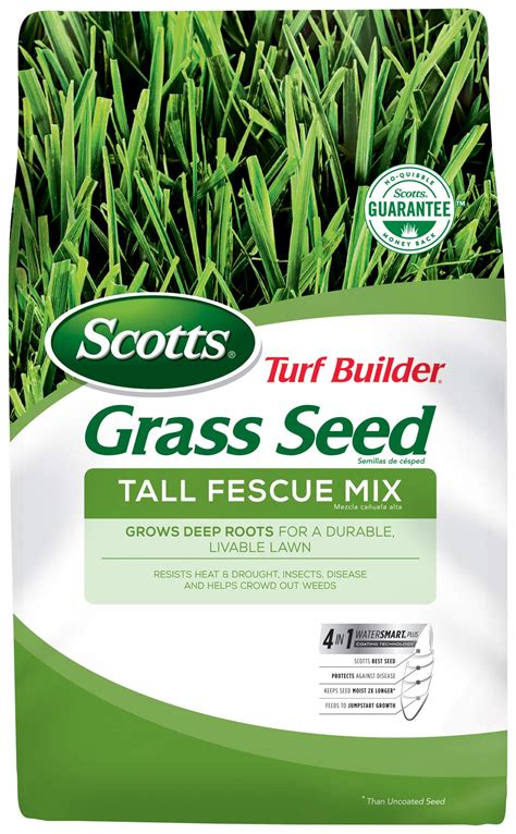 Buy Scotts Turf Builder Grass Seed Tall Fescue Mix, Grows Deep Roots ...