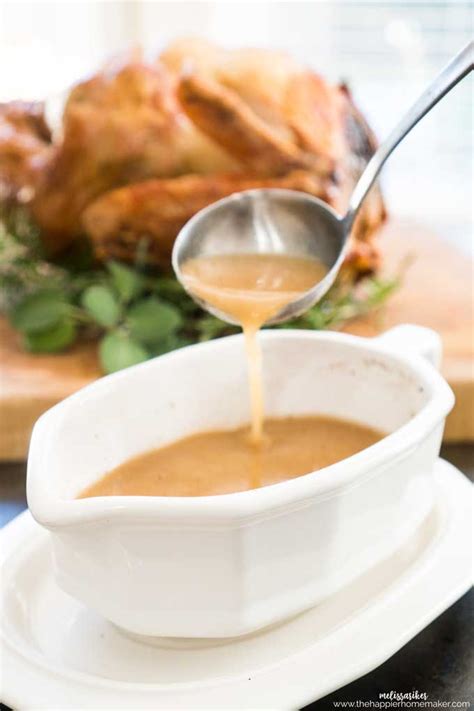 Best Turkey Gravy Recipe - The Happier Homemaker