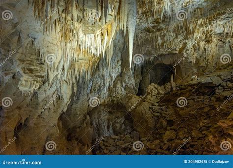 Ruakuri Cave in New Zealand Stock Image - Image of formation ...