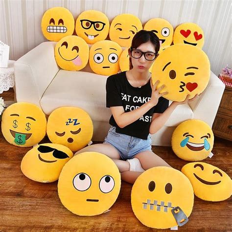 Full Emoji Set Pillows | Emoji pillows, Emoji cushions, Smiley face pillows