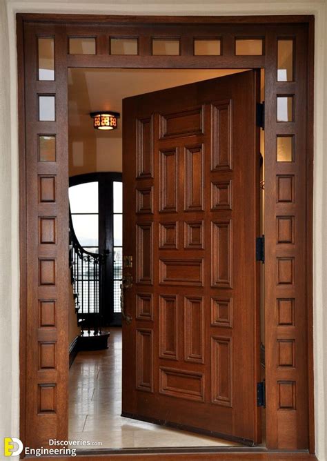 Exterior Wood Door Design