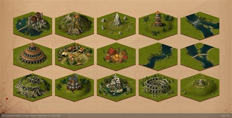 ArtStation - Tribal Wars 2 - Map Tiles