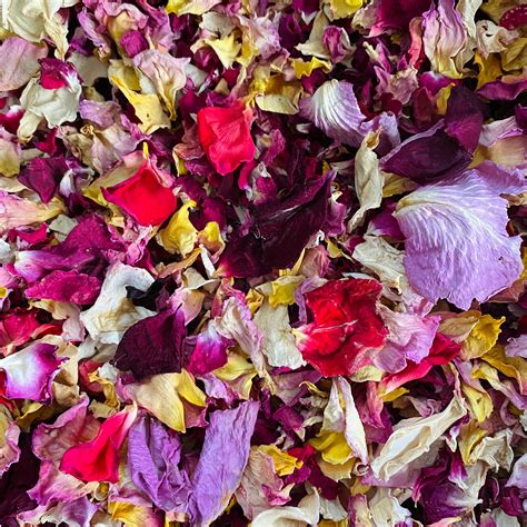 1 Litre Mixed Rose Confetti Rose Petal Confetti Dried Flower | Etsy